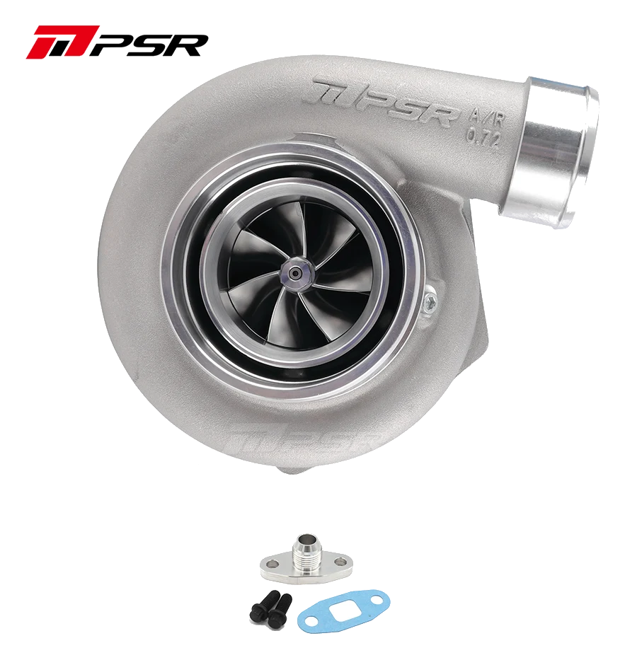 Turbosprężarka Pulsar PSR 6466E Ball Bearing Turbo UP to 900HP T51R Mod V-Band Inlet / Outlet 0.96 A/R