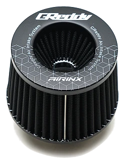 Sportowy filtr powietrza GReddy "Airinx New S", 145-70 mm