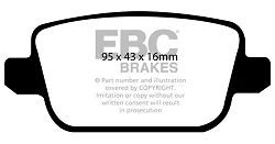 DP51933NDX Klocki hamulcowe BLUESTUFF NDX EBC Brakes Ford Focus Mk2 Land Rover LR2 Volvo S80 Focus Mk2 RS Focus Mk2 RS500