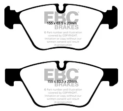 DP41600R Klocki hamulcowe YELLOWSTUFF EBC Brakes BMW 1 Series E81 123 1 Series E81 130 1 Series E82 Coupe 123 1 Series E87 123 1 Series E87 130 1 Series E88 Convertible 123 BMW ALPINA D3 E90