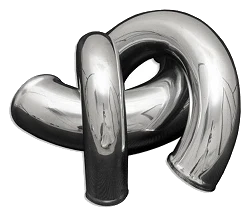 Kolanko aluminiowe 180' 48mm, 30cm