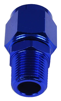 AN10 3/8 NPT Nypel adapter żeńsko męski Niebieski