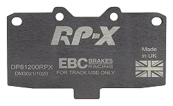 DP81200RPX Sportowe klocki hamulcowe RP-X Racing EBC Brakes Mitsubishi 3000 GTO Nissan Silvia S14 Silvia S15 Skyline R32 Skyline R33 180SX 200SX S14 300ZX GZ32 300ZX Z32 Subaru Impreza Impre