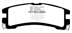 DP61000 Klocki hamulcowe GREENSTUFF EBC Brakes Nissan Pathfinder