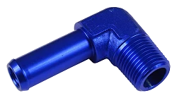 Łącznik 90' 1/2 NPT na króciec 5/8" Niebieski
