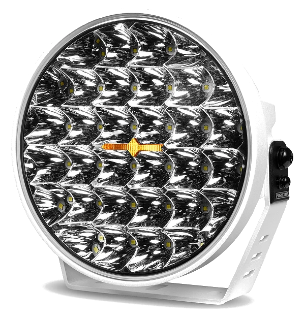 Lampa dalekosiężna LED Purelux 9110 UNLIMITED DRL White okrągła terenowa 12V 24V 48V 175W 23cm