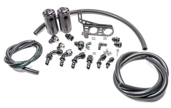 Dual Catch Can Kit for Lamborghini Gallardo LP Fluid Lock Radium Engineering