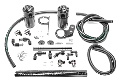Dual Catch Can Kit for Honda Civic Type-R 2017+ Fluid Lock Radium Engineering