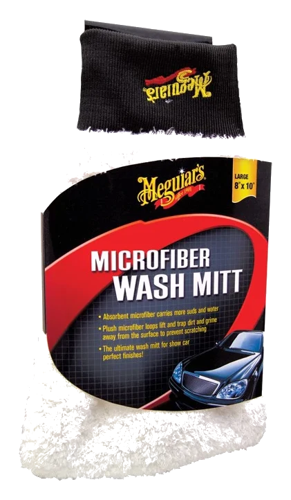 MEGUIAR's Microfiber Wash Mitt Rękawica do Mycia z Mikrofibry
