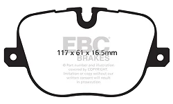 DP42068R Klocki hamulcowe YELLOWSTUFF EBC Brakes Land Rover Range Rover L322 Range Rover Sport L320 Land Rover Range Rover Range Rover Sport