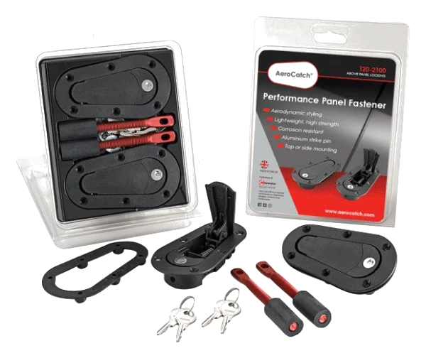 Zapinki AeroCatch Flush Plus z zamkiem AeroCatch 120-2100