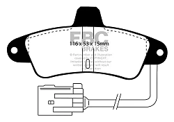 DP965 Klocki hamulcowe ULTIMAX2 EBC Brakes Ford Cougar Mondeo Saloon Mk1 Mondeo Estate Mk1 Mondeo Hatchback Mk1 Mondeo Saloon Mk2 Mondeo Estate Mk2 Mondeo Hatchback Mk2 Mondeo Estate Mk2 ST2