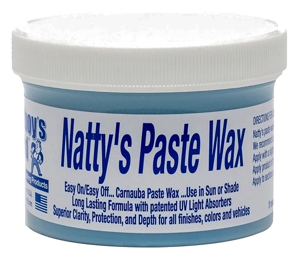 POORBOY'S WORLD Natty's Paste Wax Blue wosk naturalny do ciemnych lakierów efekt mokrego lakieru 227g