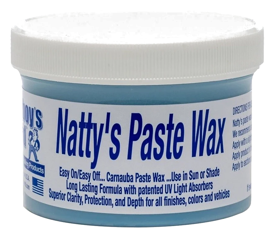 POORBOY'S WORLD Natty's Paste Wax Blue wosk naturalny do ciemnych lakierów efekt mokrego lakieru 227g