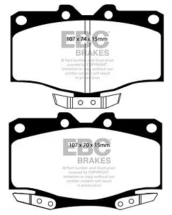 DP994 Klocki hamulcowe ULTIMAX2 EBC Brakes Toyota Landcruiser LJ70 Landcruiser LJ71