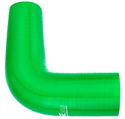 Kolanko silikonowe 90' 83mm Zielony