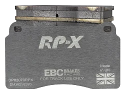 DP82070RPX Sportowe klocki hamulcowe RP-X Racing EBC Brakes AC MK VI Aston Martin DB9 Vantage Audi RS3 8P TTRS quattro 8J TTRS quattro Plus 8J BMW ALPINA B10 E39 CUPRA Leon Ferrari 612 Renau